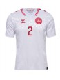 Danmark Joachim Andersen #2 Replika Borta Kläder EM 2024 Kortärmad